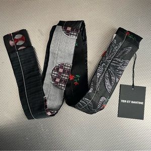 Ter Et Banting jacquard wrap belt